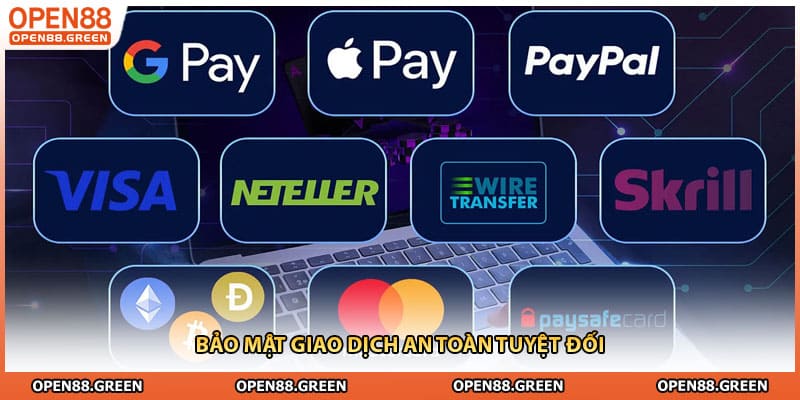 Bảo mật giao dịch an toàn tuyệt đối