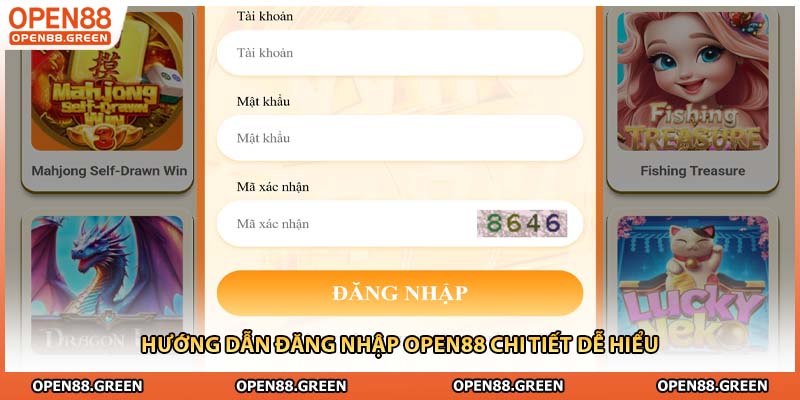 Hướng dẫn đăng nhập Open88 chi tiết dễ hiểu